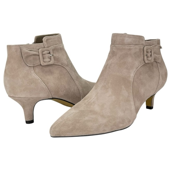 Bella Vita Bindi Cream Suede Womens Ankle Boots Size 9.5M - Picture 11 of 13